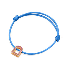 Load image into Gallery viewer, L'Arc Voyage Charm MM, 18k Rose Gold with Galerie Pink Sapphires on Silk Cord - DAVIDOR
