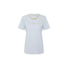 Load image into Gallery viewer, Cotton jersey T-shirt with necklace
