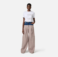 Load image into Gallery viewer, Jersey T-shirt with macro logo in voile
