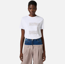 Load image into Gallery viewer, Jersey T-shirt with macro logo in voile
