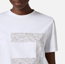 Load image into Gallery viewer, Jersey T-shirt with macro logo in voile
