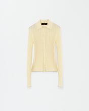 Load image into Gallery viewer, Technical cotton cardigan, yellow
