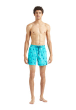 Load image into Gallery viewer, Swim Trunks Embroidered Micro Ronde des Tortues Diagonale - Limited Edition
