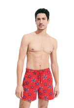 Load image into Gallery viewer, Swim Trunks Embroidered Starfish Dance - Limited Edition
