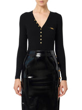 Load image into Gallery viewer, Ribbed knit top with breast pocket
