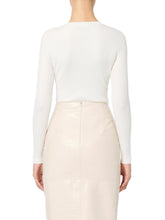 Load image into Gallery viewer, Ribbed knit top with breast pocket
