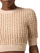 Load image into Gallery viewer, Bouclé knit top with sequins
