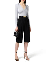 Load image into Gallery viewer, Viscose top with logo details
