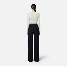 Load image into Gallery viewer, Cotton cardigan with transparency details and golden buttons
