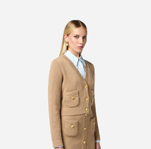 Load image into Gallery viewer, Cotton cardigan with logoed buttons
