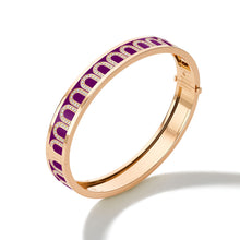 Load image into Gallery viewer, L'Arc de DAVIDOR Bangle MM, 18k Rose Gold with Lacquered Ceramic and Arcade Diamonds - DAVIDOR

