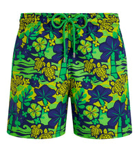 Load image into Gallery viewer, Swim Trunks Monoi Turtles
