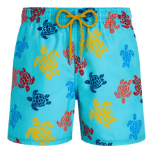 Load image into Gallery viewer, Swim Trunks Ronde des Tortues Tricot - Vilebrequin x Falke
