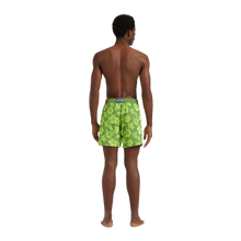 Load image into Gallery viewer, Swim Shorts Flocked Tropical Turtles
