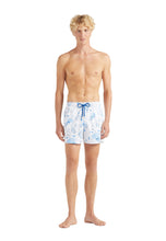Load image into Gallery viewer, Stretch Short Swim Shorts Medusa and Shells
