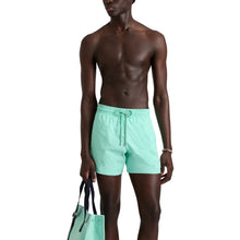 Load image into Gallery viewer, Stretch Short Swim Trunks Turtles Jacquard

