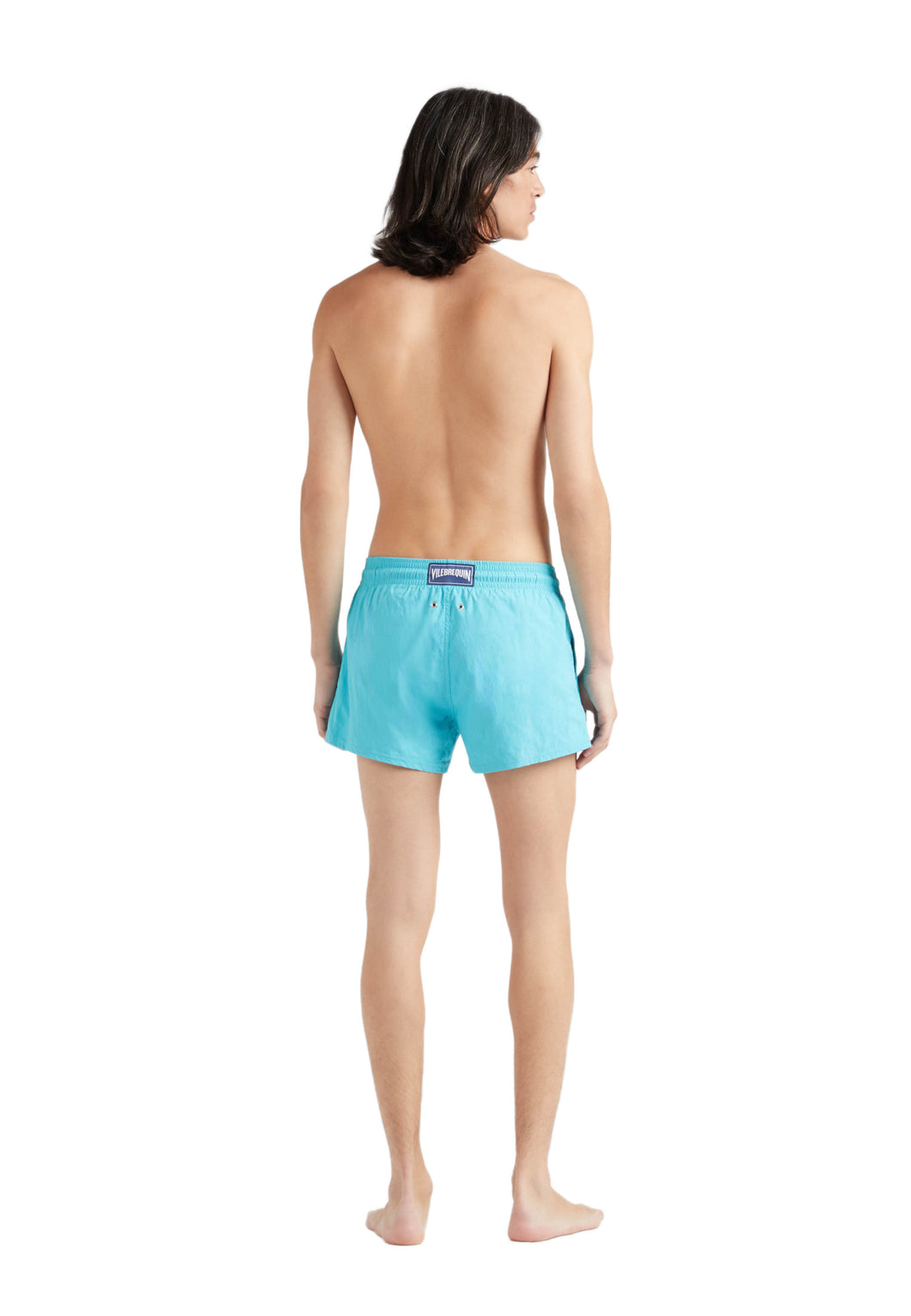 Short Swim Trunks Jacquard Turtles