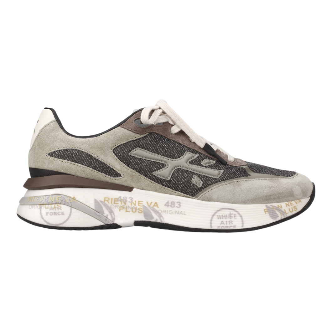 Premiata Dark Grey / Brown Moe Run 6895