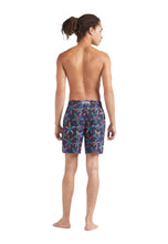 Load image into Gallery viewer, Long Stretch Swim Trunks Disco Stars
