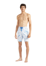 Load image into Gallery viewer, Long Stretch Swim Shorts Medusa and Shells
