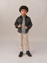 Load image into Gallery viewer, Eddis jacket with back embroidery in organic cotton
