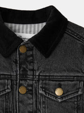 Load image into Gallery viewer, Eddis jacket with back embroidery in organic cotton
