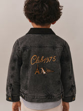 Load image into Gallery viewer, Eddis jacket with back embroidery in organic cotton
