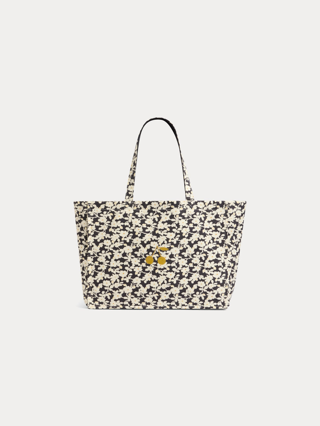 Emiko tote bag in black Liberty fabric