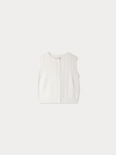 Load image into Gallery viewer, Jobolene sleeveless cardigan with cherry
