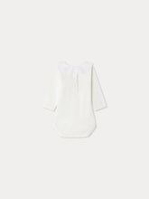 Load image into Gallery viewer, June bodysuit with embroidered collar in organic cotton
