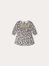Load image into Gallery viewer, Jailys smocked and embroidered dress in Liberty fabric in organic cotton
