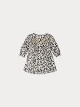 Load image into Gallery viewer, Jailys smocked and embroidered dress in Liberty fabric in organic cotton
