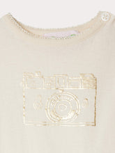 Load image into Gallery viewer, Dom organic cotton camera print t-shirt
