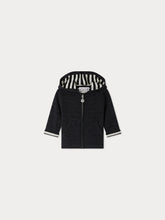Load image into Gallery viewer, Alexandros cardigan with striped inner hood
