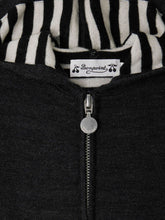 Load image into Gallery viewer, Alexandros cardigan with striped inner hood
