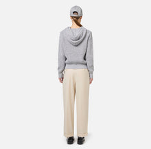 Load image into Gallery viewer, Turned-up trousers in cool wool with darts
