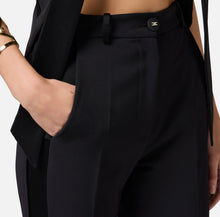 Load image into Gallery viewer, Crêpe tuxedo trousers with satin bands
