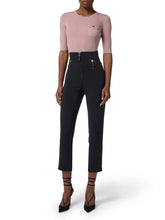 Load image into Gallery viewer, Crêpe trousers with zip details
