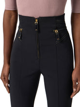 Load image into Gallery viewer, Crêpe trousers with zip details
