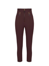 Load image into Gallery viewer, Crêpe trousers with zip details
