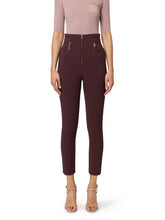 Load image into Gallery viewer, Crêpe trousers with zip details

