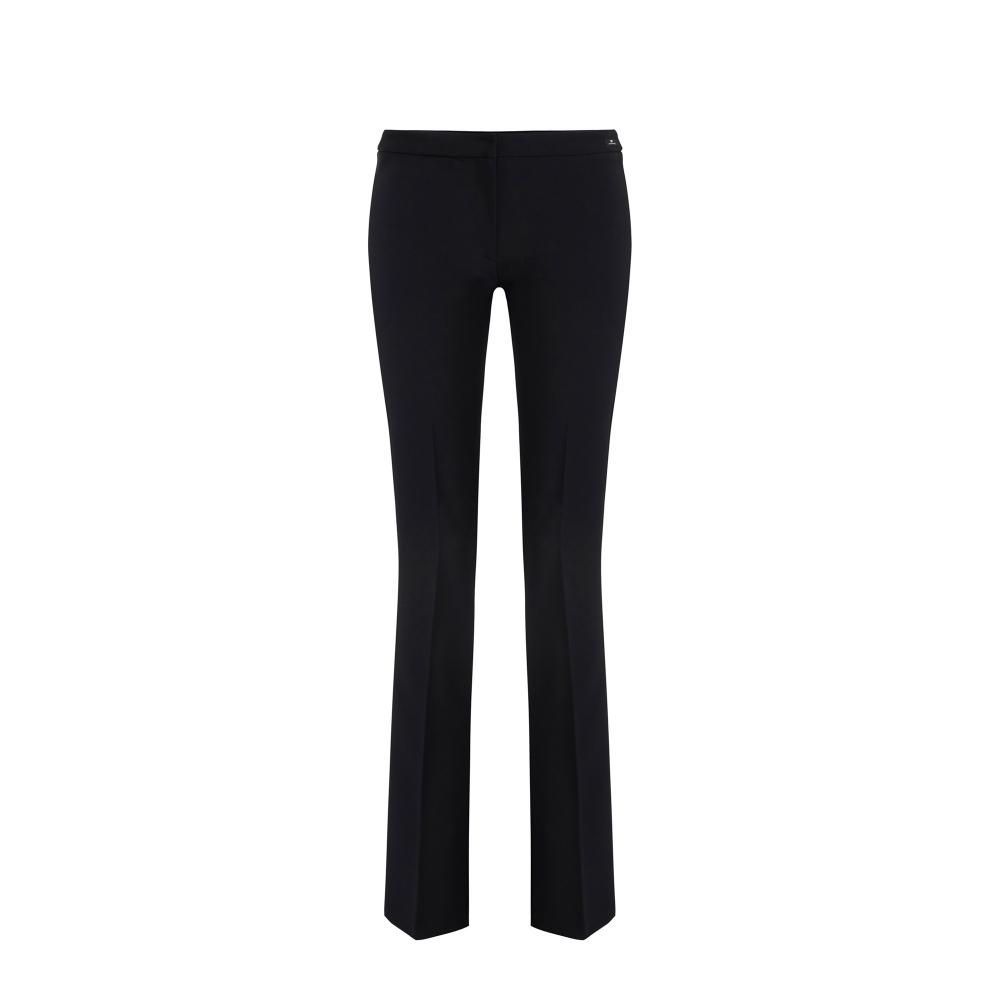 Lightweight crêpe fabric trousers