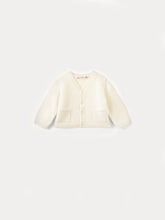 Load image into Gallery viewer, Cashmere Baby cardigan milk white
