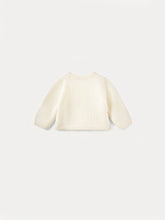 Load image into Gallery viewer, Cashmere Baby cardigan milk white
