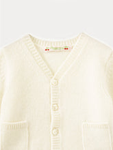 Load image into Gallery viewer, Cashmere Baby cardigan milk white
