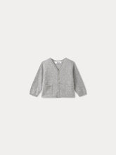 Load image into Gallery viewer, Babies' cardigan Heathered gray
