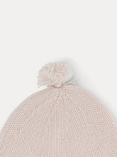 Load image into Gallery viewer, Babies' beanie hat pale pink
