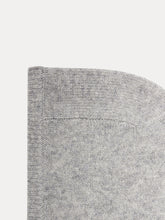 Load image into Gallery viewer, Cashmere hood for girls heathered gray
