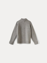 Load image into Gallery viewer, Boys' Cashmere Cardigan heathered gray

