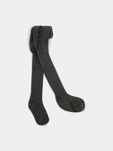 Load image into Gallery viewer, Baby Ribbed Tights dark heathered gray
